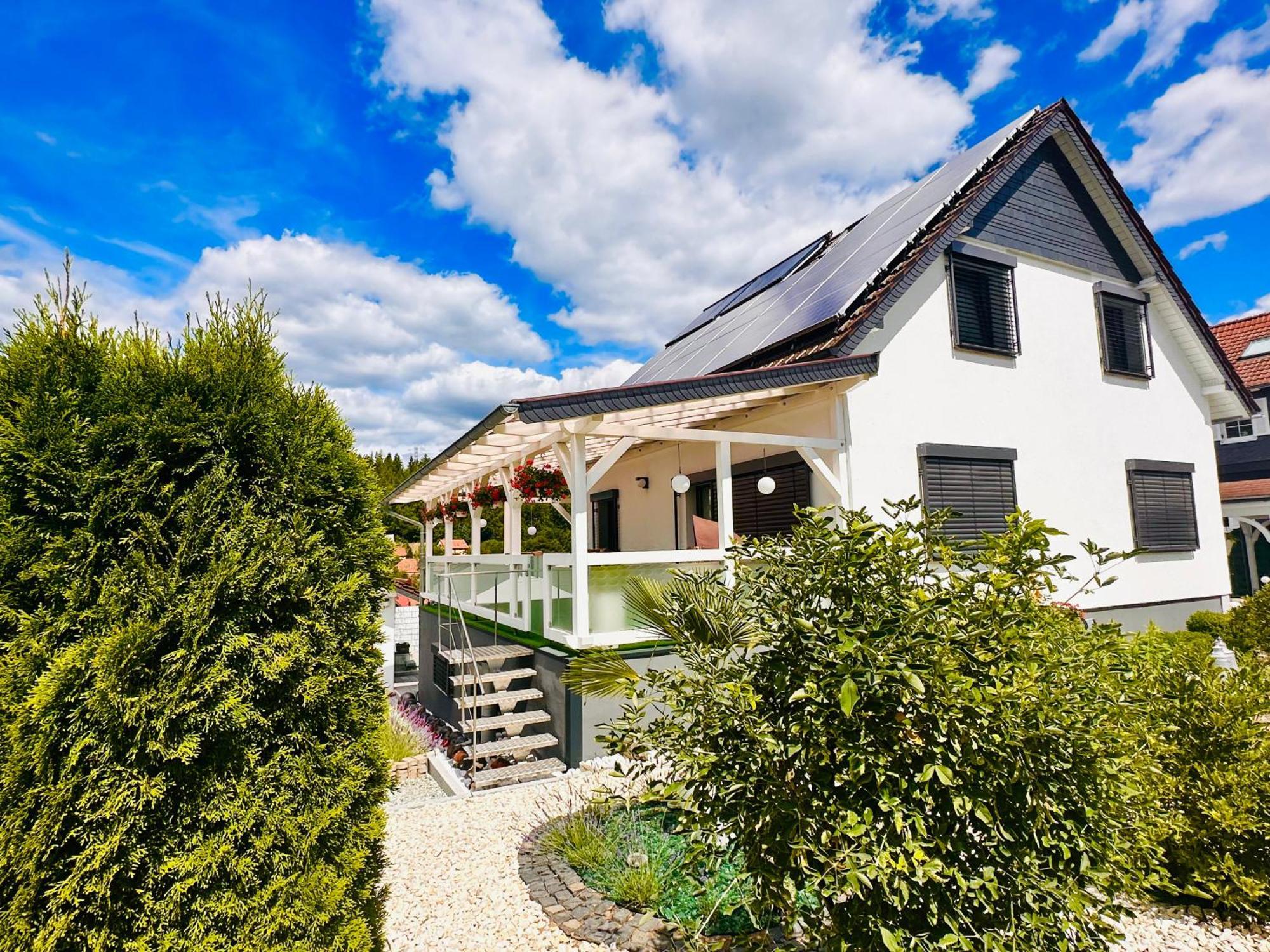 Ferienhaus Zur Waldauer Hoehe Mit 3 Sz, 120Qm & 40Qm Balkon Schleusingen Eksteriør bilde