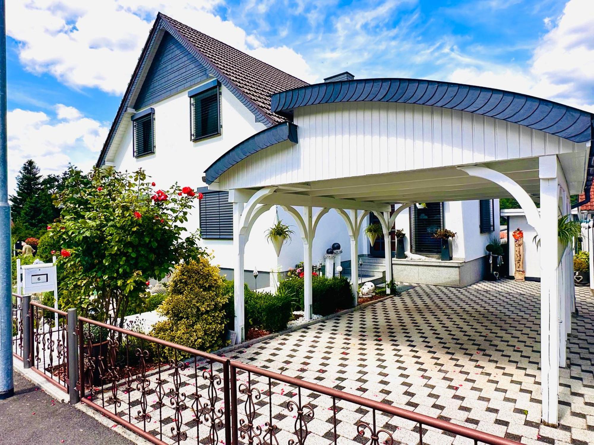 Ferienhaus Zur Waldauer Hoehe Mit 3 Sz, 120Qm & 40Qm Balkon Schleusingen Eksteriør bilde