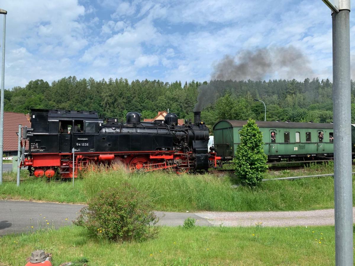 Ferienhaus Zur Waldauer Hoehe Mit 3 Sz, 120Qm & 40Qm Balkon Schleusingen Eksteriør bilde